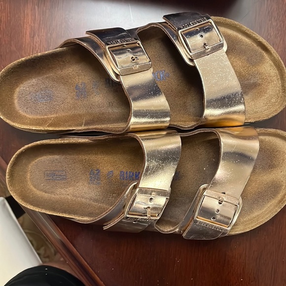 Arizona metallic copper Birkenstocks OA - Picture 4 of 4